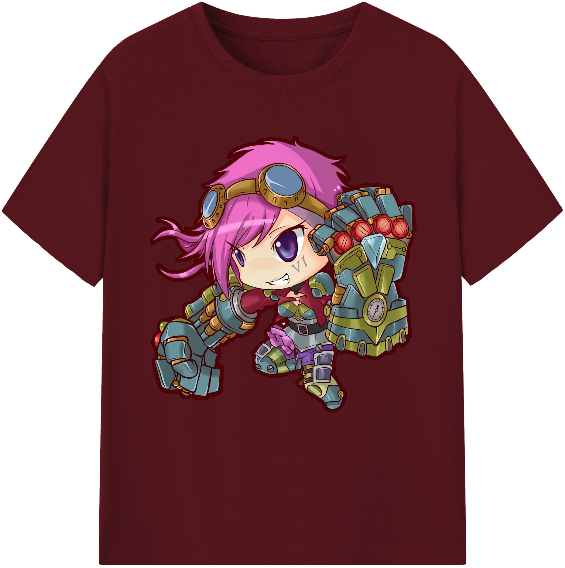 リーグ・オブ・レジェンド League of Legends LOL 綿100％半袖Tシャツ（フロントプリント）